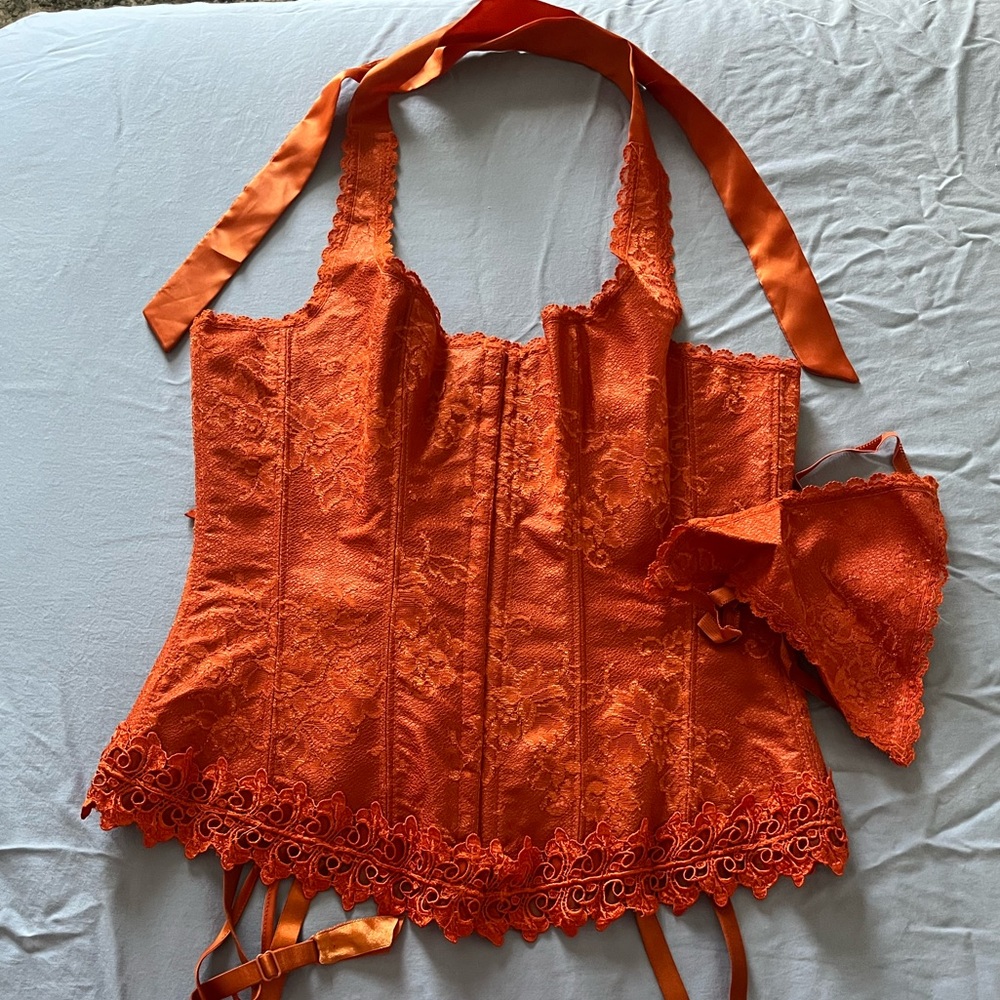 Frederick’s House of Hollywood Strappy Corset